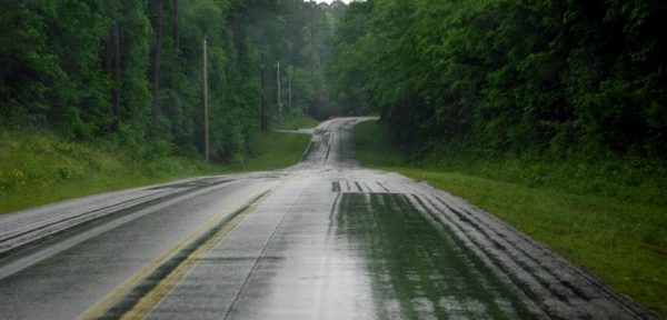 Stopping Distances in Wet Driving Conditions